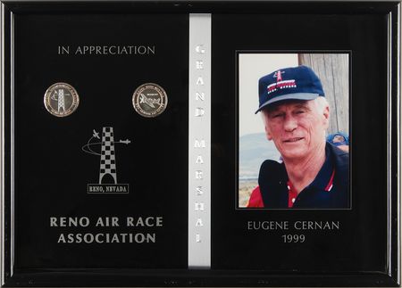 Lot #405 Gene Cernan's (2) Reno Air Race Association 'Grand Marshal' Presentation Displays - From the Personal Collection of Gene Cernan - Image 2