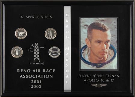 Lot #405 Gene Cernan's (2) Reno Air Race Association 'Grand Marshal' Presentation Displays - From the Personal Collection of Gene Cernan - Image 5