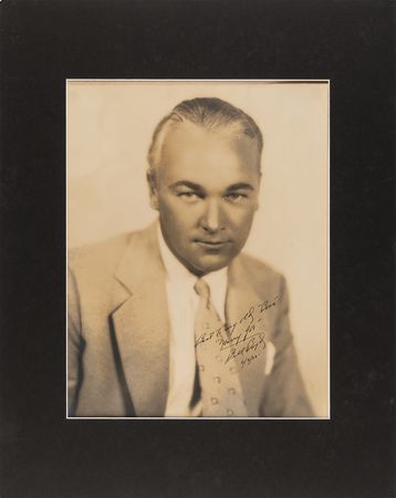 Lot #664 William 'Hoppy' Boyd Oversized Signed Photograph - Image 1