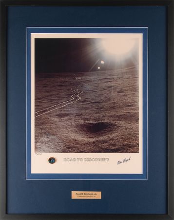 Lot #424 Alan Shepard Signed Print - 'Road to Discovery' (Ltd. Ed. #93/500) (14.75˝ x 18.5˝) - Image 1