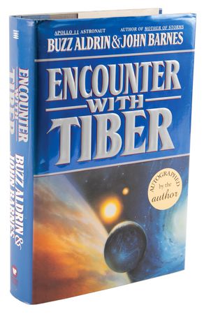 Lot #388 Buzz Aldrin Signed Book - Encounter with Tiber - Image 3