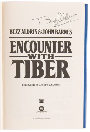 Lot #388 Buzz Aldrin Signed Book - Encounter with Tiber - Image 4