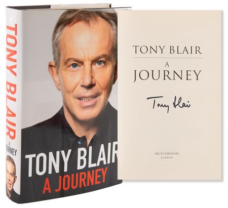 Lot #183 Tony Blair Signed Baseball and Signed Book - Image 3