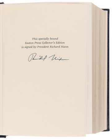 Lot #85 Richard Nixon Signed Book - The Memoirs of Richard Nixon - Image 4