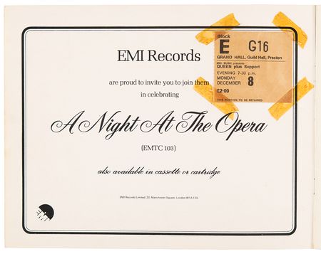 Lot #503 Queen Signed 'A Night at the Opera' Tour Program - Image 6
