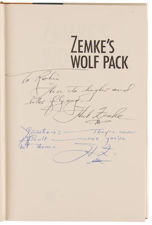 Lot #380 WWII Flying Aces (4) Signed Book - Image 4