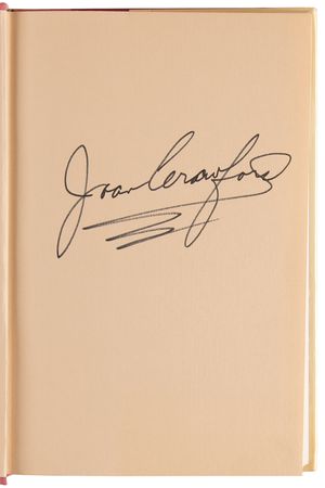 Lot #676 Joan Crawford Signed Book - My Way of Life - Image 4
