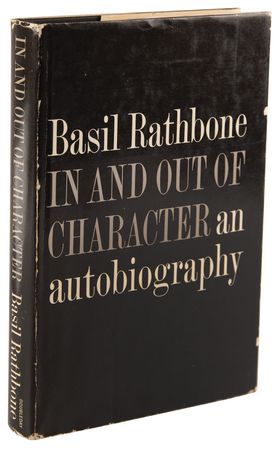 Lot #734 Basil Rathbone Signed Book - In and Out of Character - Image 3