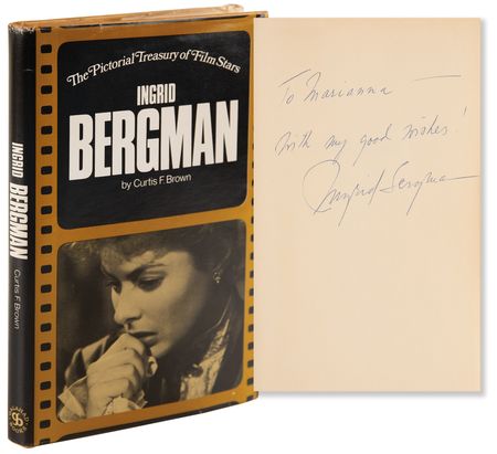 Lot #661 Ingrid Bergman Signed Book - Ingrid Bergman - Image 1