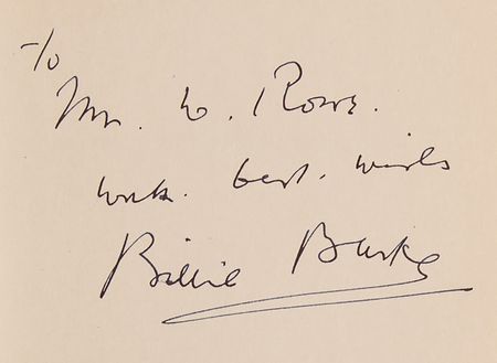 Lot #666 Billie Burke Signed Book - With a Feather on My Nose - Image 2