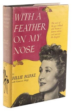 Lot #666 Billie Burke Signed Book - With a Feather on My Nose - Image 3