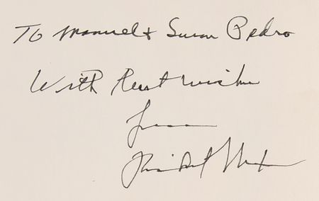 Lot #88 Richard Nixon Signed Book - No More Vietnams - Image 2