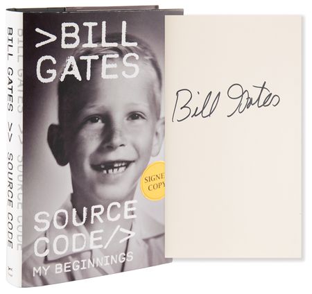 Lot #211 Bill Gates Signed Book - Source Code: My Beginnings - Image 1