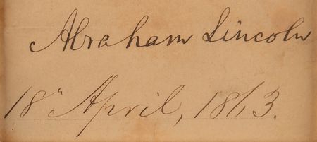 Lot #24 Abraham Lincoln Signature as President (1863) - Image 2