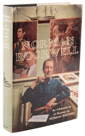 Lot #449 Norman Rockwell Signed Book - My Adventures as an Illustrator - Image 3