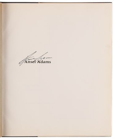 Lot #440 Ansel Adams Signed Book - Self-Titled - Image 4