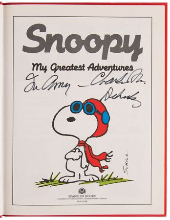 Lot #462 Charles Schulz Signed Book - Snoopy: My Greatest Adventures - Image 4