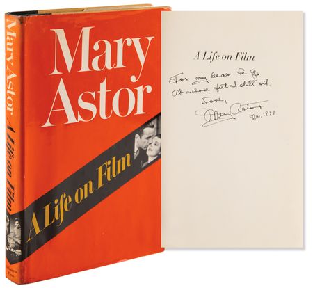 Lot #653 Mary Astor Signed Book - A Life on Film - Image 1