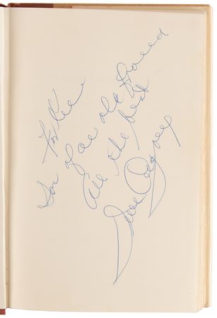 Lot #669 James Cagney Signed Book - Cagney by Cagney - Image 4