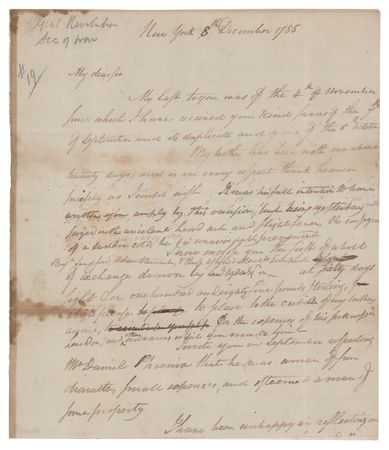 Lot #344 Henry Knox Autograph Letter Signed - Image 1