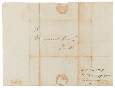 Lot #268 John Burgoyne War-Dated Letter Signed to Major General William Heath, Seeking to Relocate a Captured Lieutenant from the Saratoga Surrender (March 26, 1778) - Image 4
