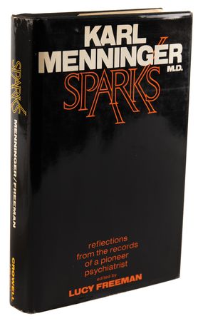 Lot #234 Karl Menninger Signed Book - Sparks - Image 3
