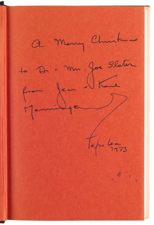 Lot #234 Karl Menninger Signed Book - Sparks - Image 4