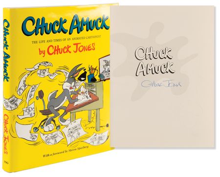 Lot #456 Chuck Jones Signed Book - Chuck Amuck - Image 1