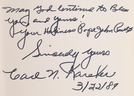 Lot #223 Carl Karcher Signed Book - Making It Happen - Image 2