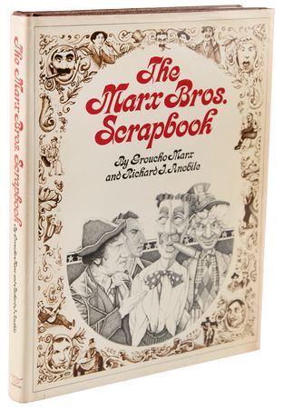 Lot #718 Groucho Marx Signed Book - The Marx Bros. Scrapbook - Image 3