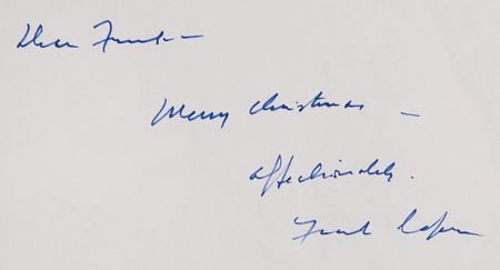 Lot #673 Frank Capra Signed Book - The Films of Frank Capra - Image 2