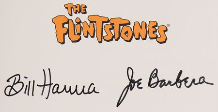 Lot #455 Bill Hanna and Joe Barbera Signed Book - The Flintstones - Image 2