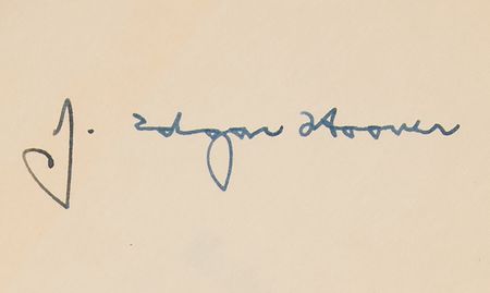 Lot #216 J. Edgar Hoover Signed Book - Masters of Deceit - Image 2