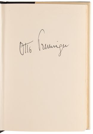 Lot #731 Otto Preminger Signed Book - Preminger: An Autobiography - Image 4