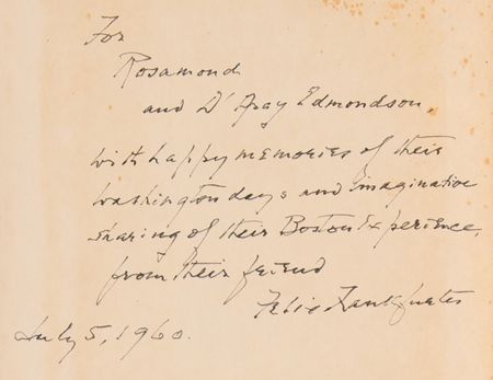 Lot #205 Felix Frankfurter Signed Book - Reminisces - Image 2