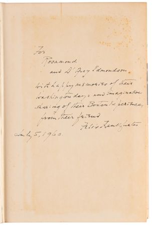 Lot #205 Felix Frankfurter Signed Book - Reminisces - Image 4