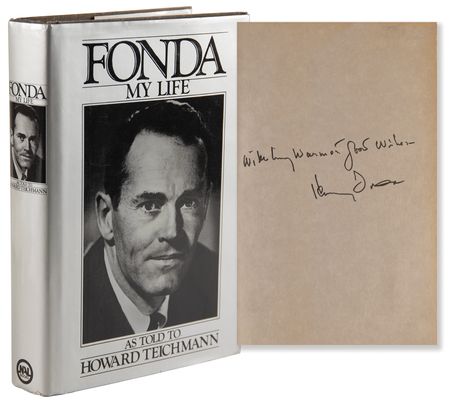 Lot #681 Henry Fonda Signed Book - My Life - Image 1