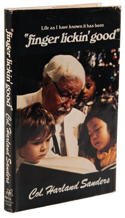 Lot #252 Col. Harland Sanders Signed Book - Finger Lickin' Good - Image 3