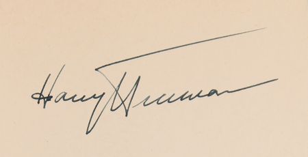 Lot #118 Harry S. Truman Signed Book - Prayers Offered by the Chaplain Rev. Bernard Braskamp at the Opening of Congress - Image 2