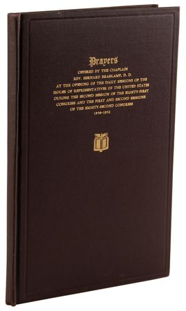 Lot #118 Harry S. Truman Signed Book - Prayers Offered by the Chaplain Rev. Bernard Braskamp at the Opening of Congress - Image 3