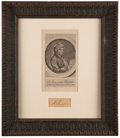 Lot #133 Benjamin Franklin Signature - Image 2