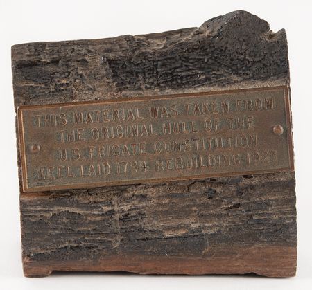 Lot #375 USS Constitution 1927 Restoration Hull Wood - Image 2