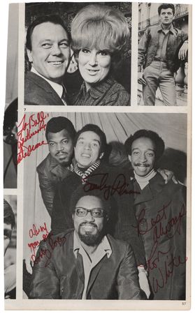 Lot #600 Smokey Robinson and the Miracles Signed Book Page - Image 1