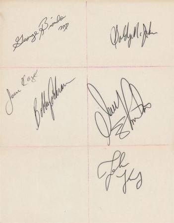 Lot #608 Steppenwolf Signatures - Image 1