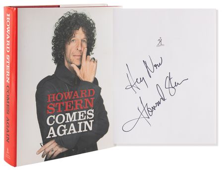 Lot #749 Howard Stern Signed Book - Howard Stern Comes Again - Image 1
