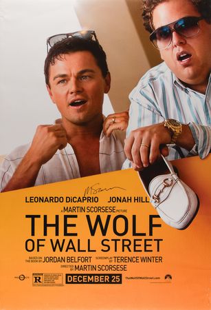 Lot #739 Martin Scorsese Signed Poster - The Wolf of Wall Street (27˝ x 40˝) - Image 1