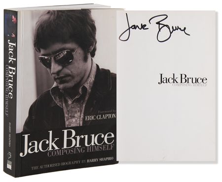 Lot #562 Cream: Jack Bruce Signed Book - Composing Himself - Image 1