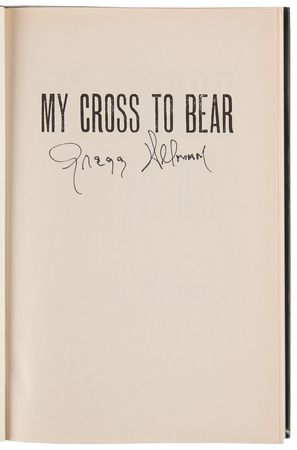 Lot #536 Gregg Allman Signed Book - My Cross to Bear - Image 4