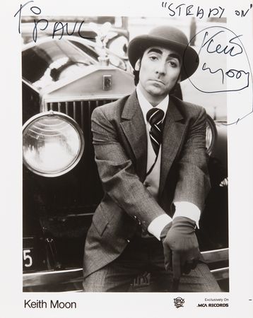 Lot #507 The Who: Keith Moon Signed Photograph - 