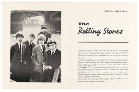 Lot #505 Rolling Stones Signed 1964 UK Tour Program - Obtained at the Gaumont Theatre in Taunton (August 28, 1964) - Image 3